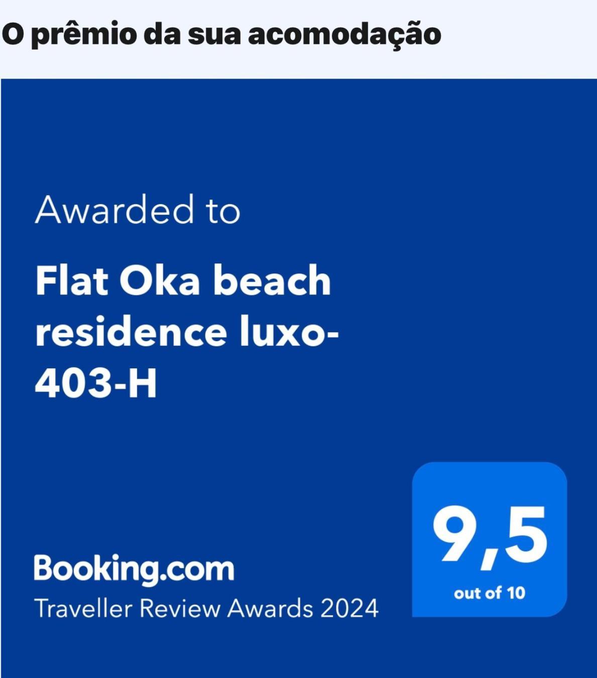 Flat Oka Beach Residence Luxo Pôrto das Galinhas Εξωτερικό φωτογραφία